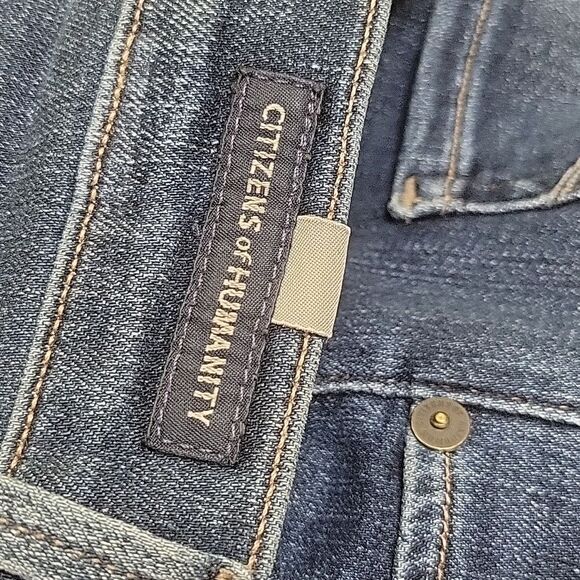 NEW 27 Citizens Of Humanity STRETCH Agnes Avedon Bleach Raw Edge Jeans NWOT - Picture 14 of 15